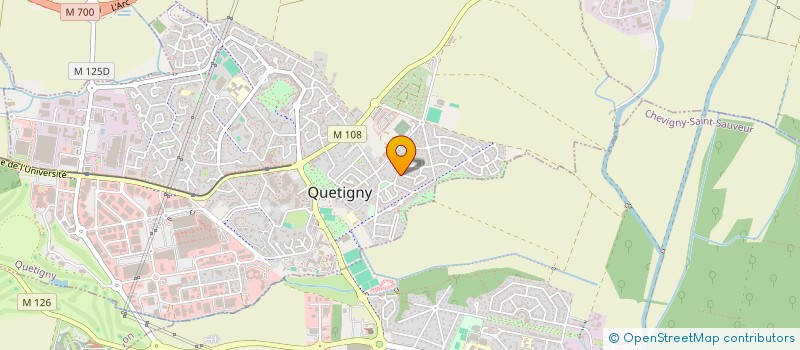 localisation de l'entreprise SCI CHOUETTE PIRON à QUETIGNY