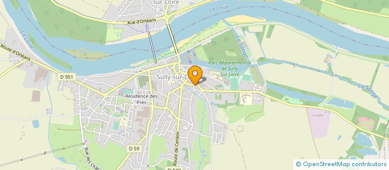 localisation de l'entreprise SCI CHOUGNATOR à SULLY-SUR-LOIRE
