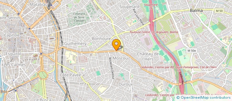 localisation de l'entreprise SCI CHOUKI à TOULOUSE