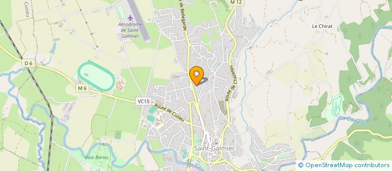 localisation de l'entreprise SCI CHOULET MICHAUD  SAINT-GALMIER