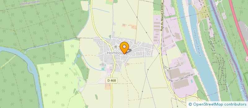 localisation de l'entreprise SCI CHOULI  HOMBOURG