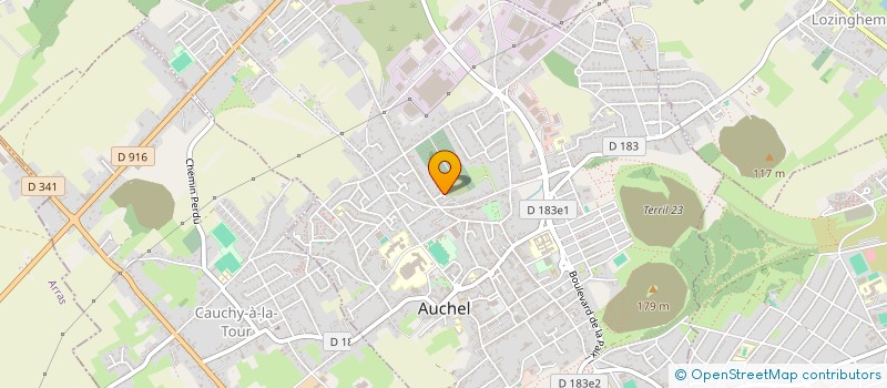 localisation de l'entreprise SCI CHOUNA  AUCHEL