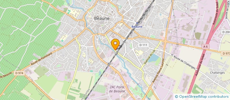 localisation de l'entreprise SCI CHOUNE à BEAUNE