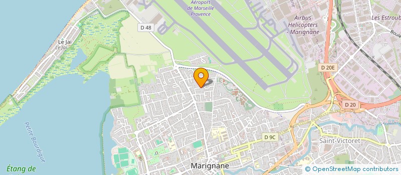 localisation de l'entreprise SCI CHOUPETTE à MARIGNANE