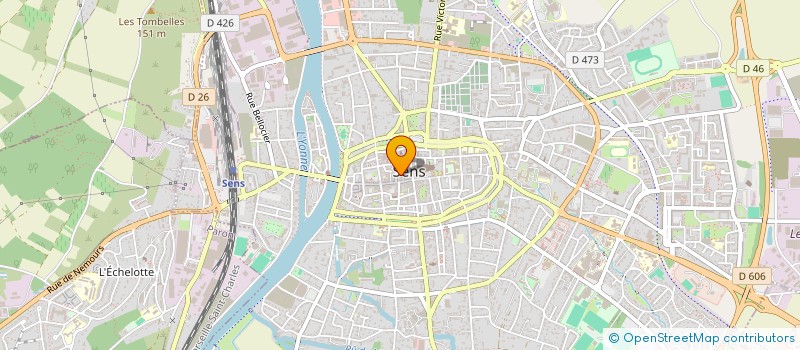 localisation de l'entreprise SCI CHOUPETTE à SENS