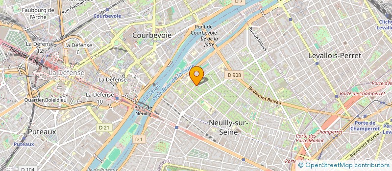 localisation de l'entreprise SCI CHOUPI à NEUILLY-SUR-SEINE