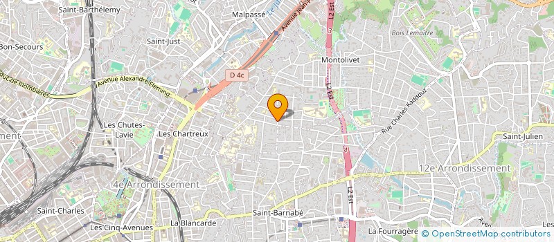localisation de l'entreprise SCI CHOUPINETTE à MARSEILLE