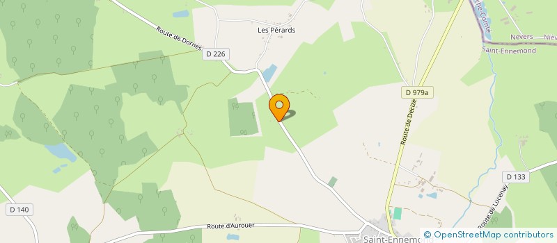 localisation de l'entreprise SCI CHOUPLAT  SAINT-ENNEMOND