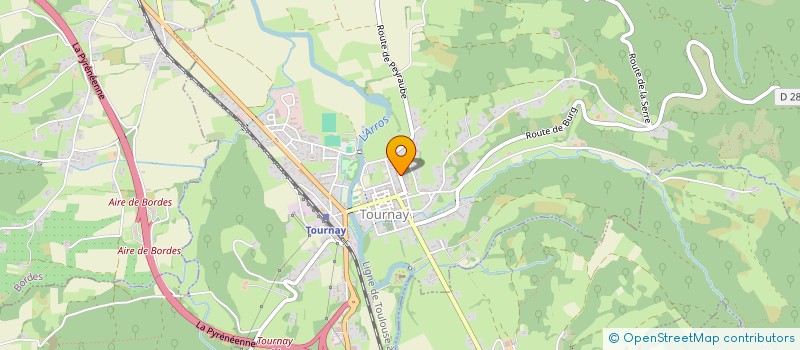 localisation de l'entreprise SCI CHOURROU  OZON