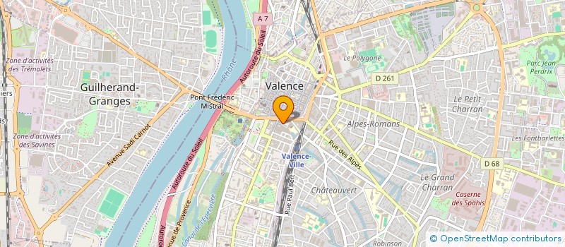 localisation de l'entreprise SCI CHOUSA à VALENCE