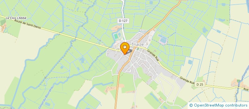 localisation de l'entreprise SCI CHOUTEAU  TRIAIZE