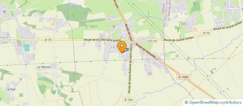 localisation de l'entreprise SCI CHOUVELLON  LA FRETTE