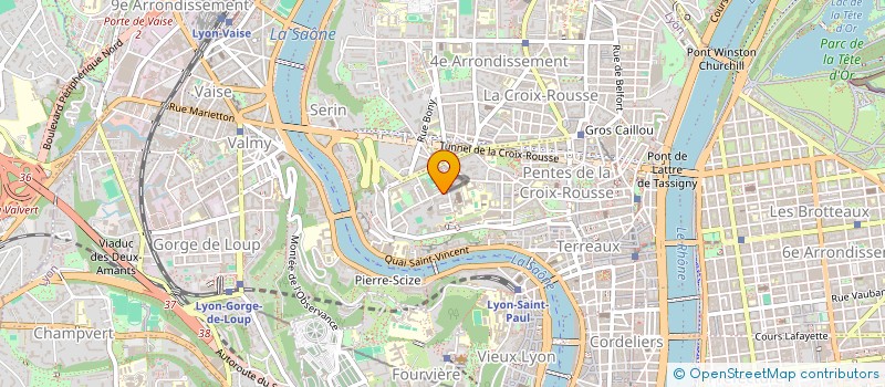 localisation de l'entreprise SCI CHOUVET à LYON