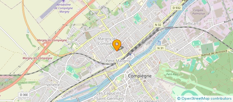 localisation de l'entreprise SCI CHOVET  COMPIEGNE