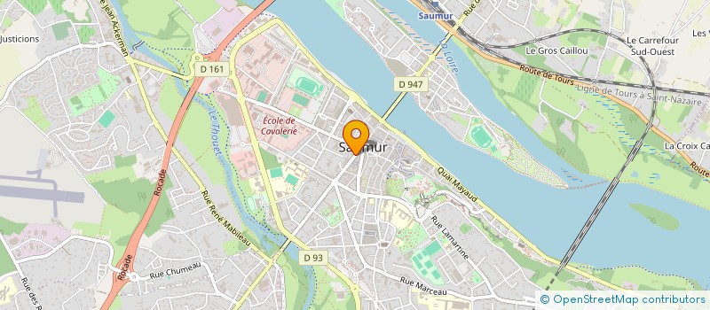 localisation de l'entreprise SCI CHOVET EXALTIER  SAUMUR