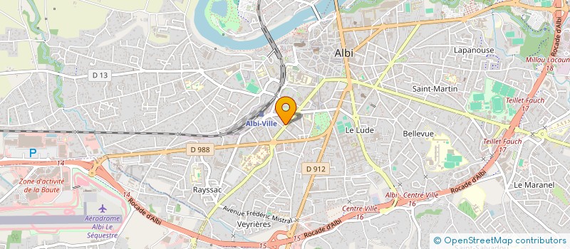 localisation de l'entreprise SCI CHOYA à ALBI