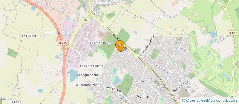 localisation de l'entreprise SCI CHPO à AVRILLE