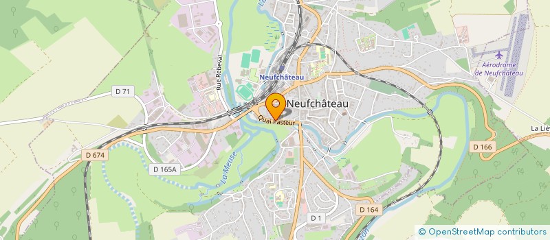 localisation de l'entreprise SCI CHR à NEUFCHATEAU