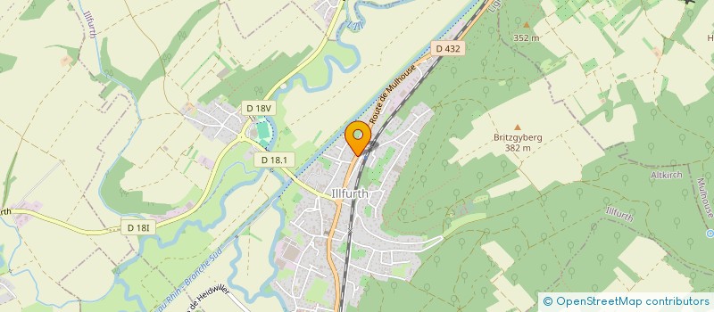 localisation de l'entreprise SCI CHR  ILLFURTH