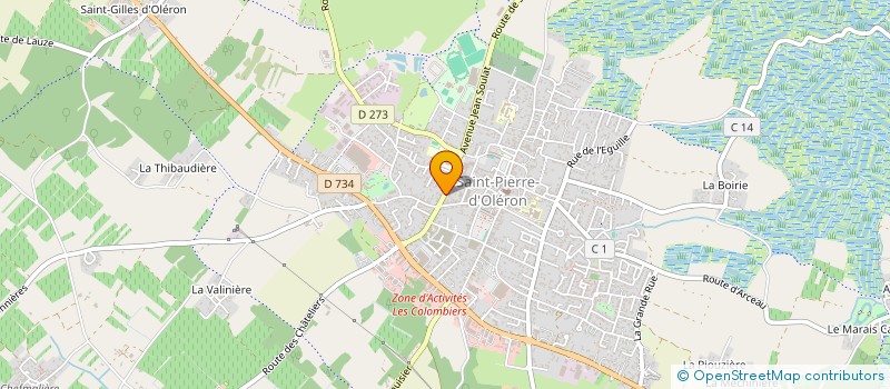 localisation de l'entreprise SCI CHRAYLIN  SAINT-PIERRE-D'OLERON