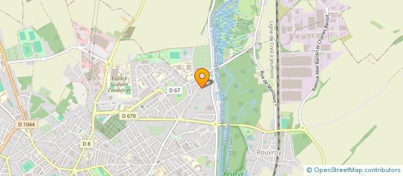 localisation de l'entreprise SCI CHREDOM à SAINT-QUENTIN