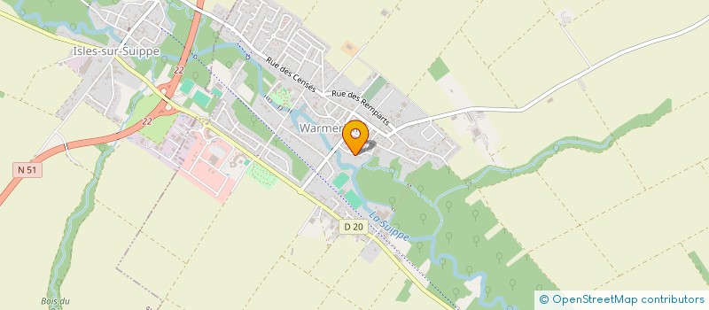 localisation de l'entreprise SCI CHREK à WARMERIVILLE