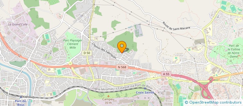 localisation de l'entreprise SCI CHRETIEN  MARTIGUES