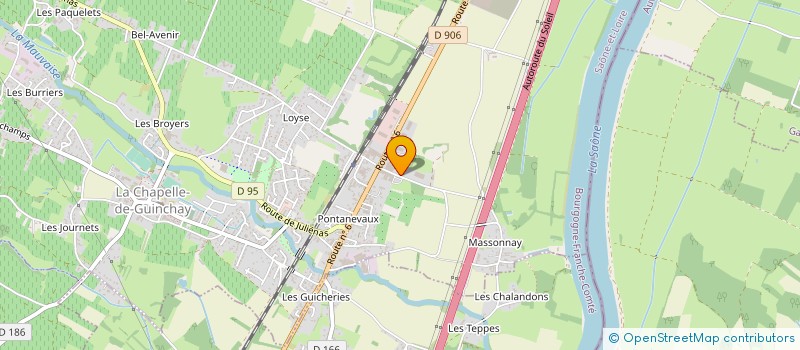 localisation de l'entreprise SCI CHRETIEN à VARENNES-LES-MACON