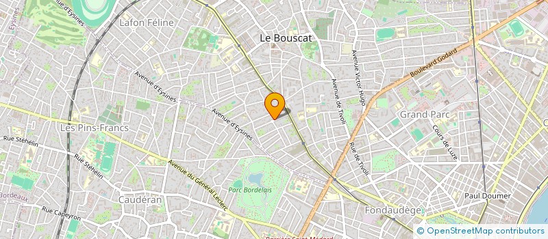 localisation de l'entreprise SCI CHRI-JEAN  LE BOUSCAT