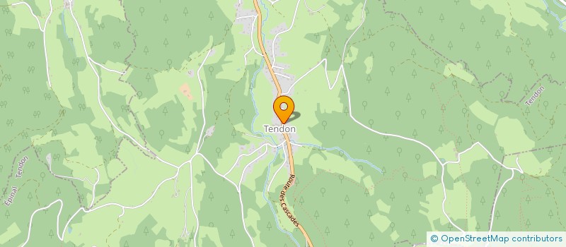 localisation de l'entreprise SCI CHRIANGE  TENDON