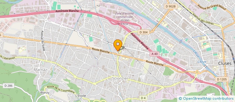 localisation de l'entreprise SCI CHRIANN à SCIONZIER