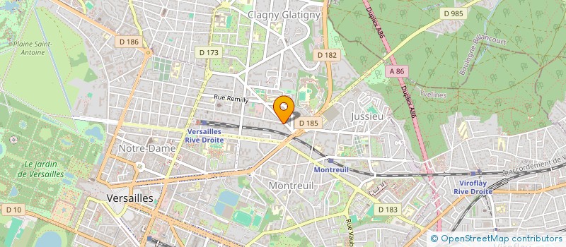 localisation de l'entreprise SCI CHRIBALE à VERSAILLES