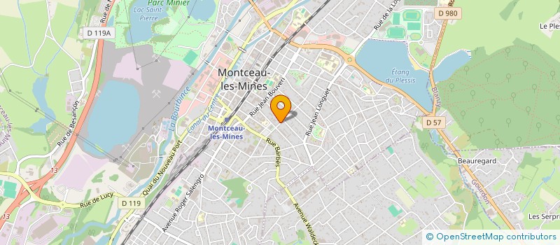 localisation de l'entreprise SCI CHRICA à MONTCEAU-LES-MINES