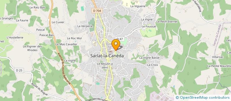 localisation de l'entreprise SCI CHRICEL à SARLAT-LA-CANEDA