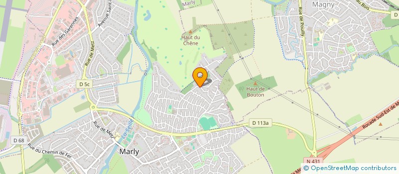localisation de l'entreprise SCI CHRIDEN  MARLY
