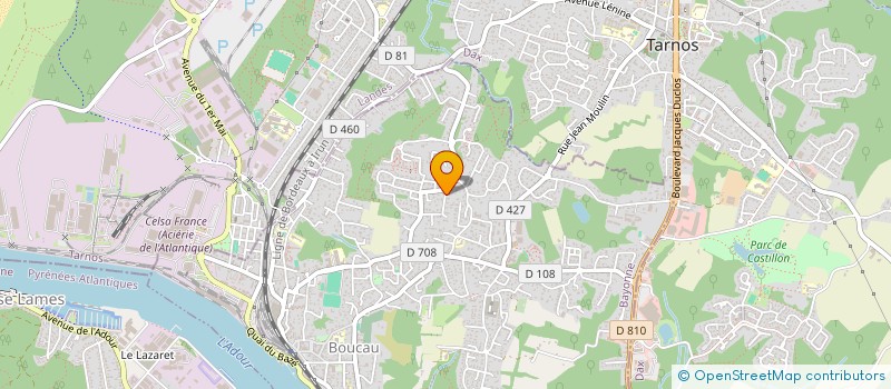 localisation de l'entreprise SCI CHRIFA  BOUCAU