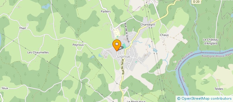 localisation de l'entreprise SCI CHRIFLO  NEUVIC