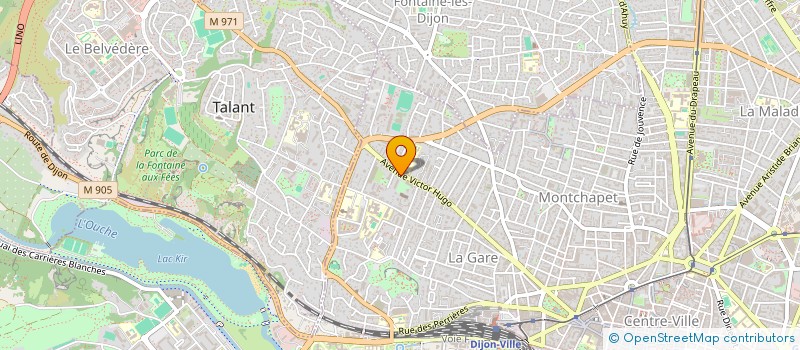 localisation de l'entreprise SCI CHRIJACEL à DIJON