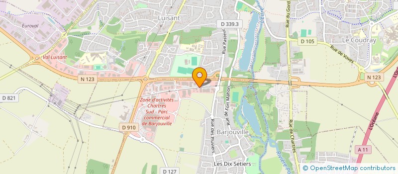 localisation de l'entreprise SCI CHRIK à BARJOUVILLE