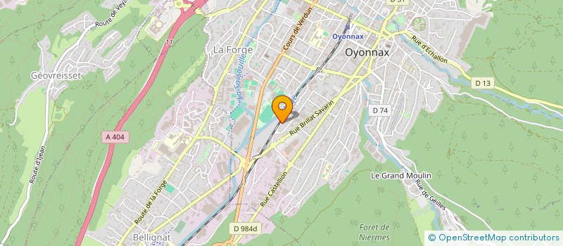 localisation de l'entreprise SCI CHRILAUR à OYONNAX