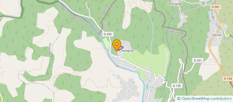 localisation de l'entreprise SCI CHRILUKE  GAGNIERES