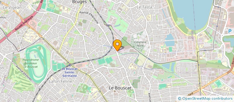 localisation de l'entreprise SCI CHRIMASOL  BRUGES