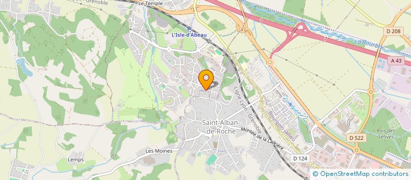 localisation de l'entreprise SCI CHRIMMO  L'ISLE-D'ABEAU