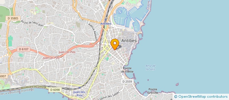 localisation de l'entreprise SCI CHRINIL à ANTIBES