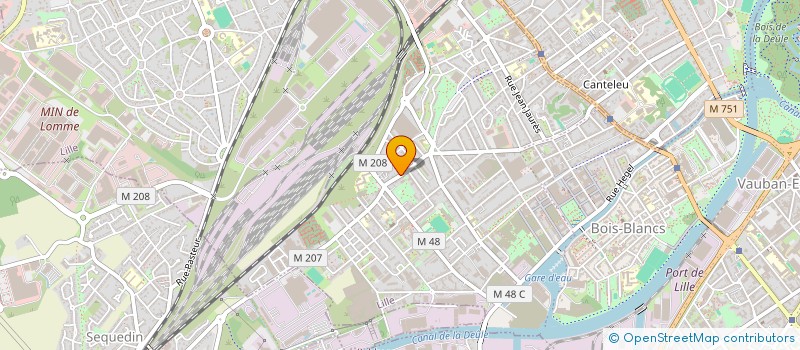 localisation de l'entreprise SCI CHRIROMAX à LILLE