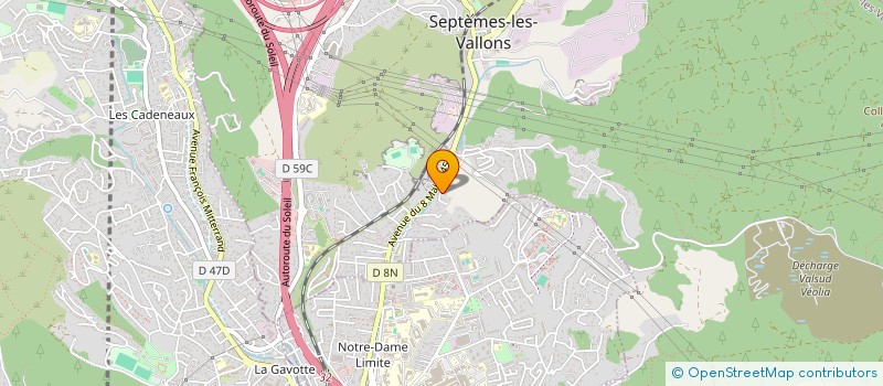 localisation de l'entreprise SCI CHRIS à SEPTEMES-LES-VALLONS