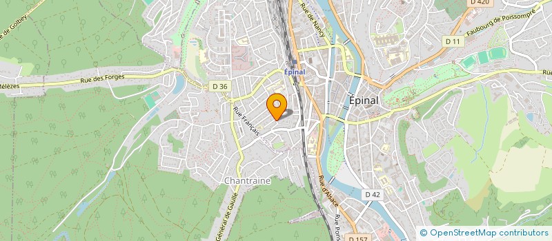 localisation de l'entreprise SCI CHRIS à EPINAL