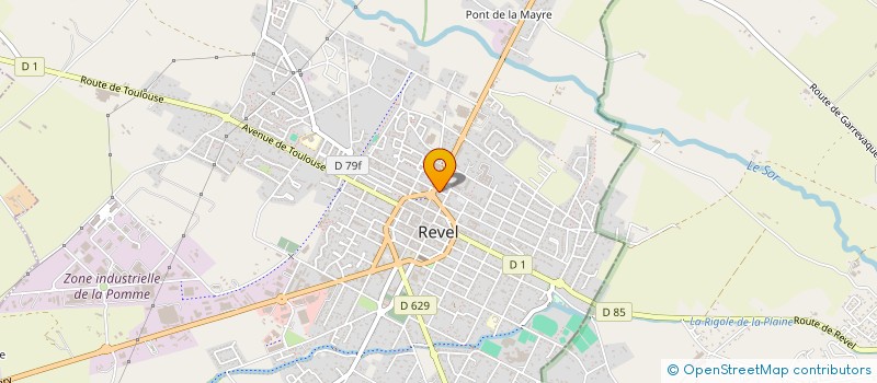 localisation de l'entreprise SCI CHRIS ANGEL  REVEL