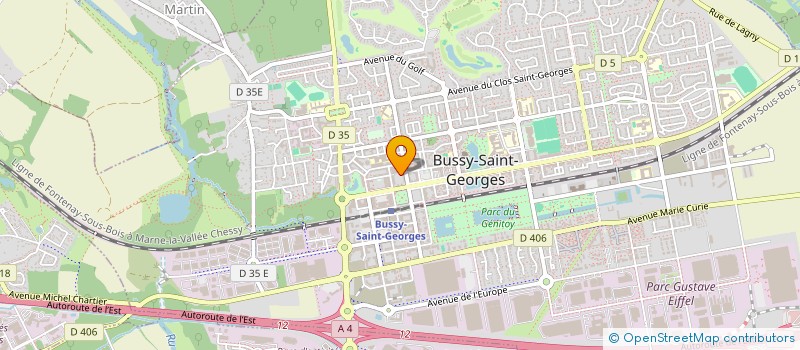 localisation de l'entreprise SCI CHRIS'ES  BUSSY-SAINT-GEORGES