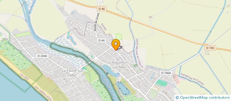 localisation de l'entreprise SCI CHRIS-FRANCKY  L'AIGUILLON-LA-PRESQU'ILE